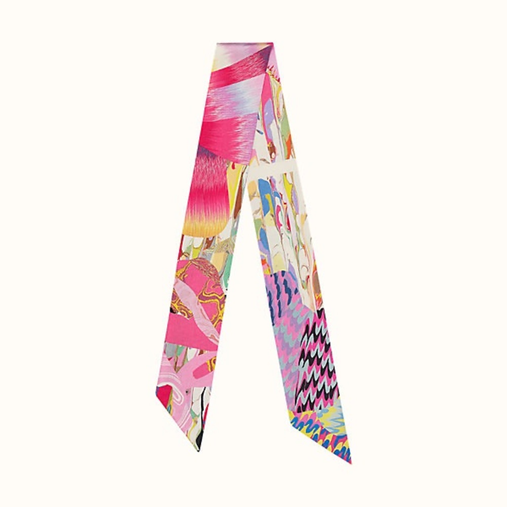 SOLD - Rare Exceptional Hermes Marble Silk Twilly